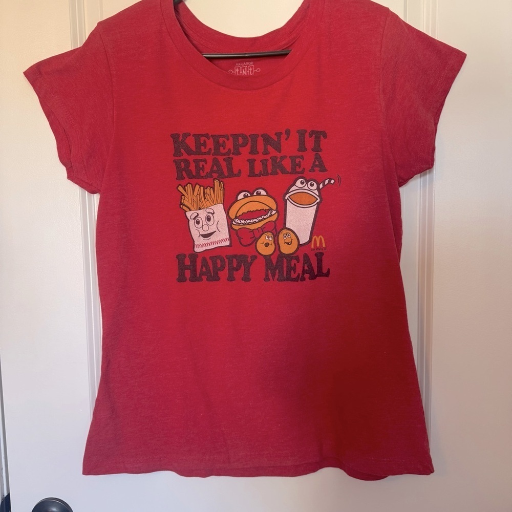 TNT McDonald's Red Womens Small T-Shirt